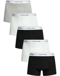 Calvin Klein - 5 Pack Relaxed Fit Trunks - Lyst