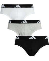 adidas - 3 Pack Active Flex Cotton Briefs - Lyst