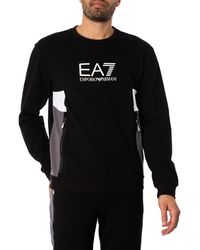 EA7 - Logo Graphic Sweatshirt - Lyst