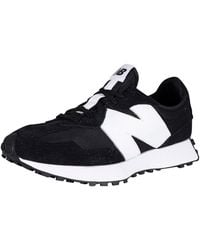 New Balance - 327 Big Logo Suede Trainers - Lyst