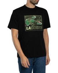 Lacoste - Plan Graphic T-Shirt - Lyst