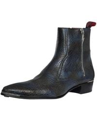 Jeffery West - Zip Chelsea Leather Boots - Lyst