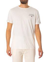 Tommy Hilfiger - Lounge Chest Logo T-shirt - Lyst