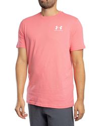 Under Armour - Loose Left Chest Logo T-shirt - Lyst