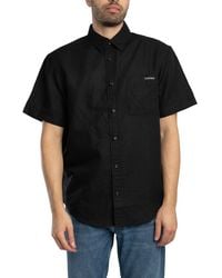 Calvin Klein - Linen Cotton Short Sleeved Shirt - Lyst