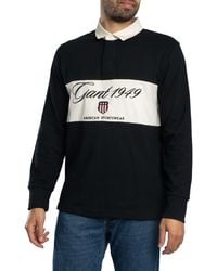 GANT - Blocked Heavy Rugger Polo Shirt - Lyst