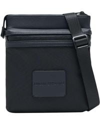 ARMANI EXCHANGE - Box Logo Crossbody Bag - Lyst