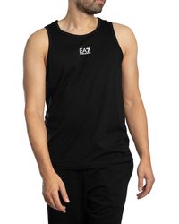 EA7 - Logo Slim Vest - Lyst