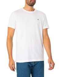 Calvin Klein - Embro Badge T-shirt - Lyst