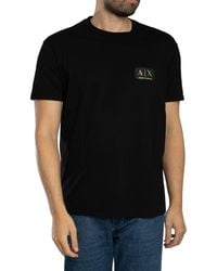 ARMANI EXCHANGE - Chest Logo T-shirt - Lyst