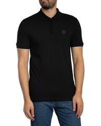 BOSS - Passer Zip Polo Shirt - Lyst