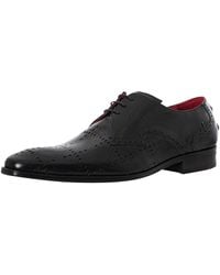 Jeffery West - Brogue Polished Leather Shoes - Lyst