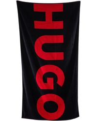 HUGO - Corporate Logo Towel - Lyst