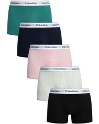 Calvin Klein - 5 Pack Icon Trunks - Lyst