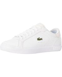 Lacoste - Powercourt Leather Trainers - Lyst
