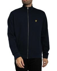 Lyle & Scott - Pique Zip Through Sweatshirt - Lyst