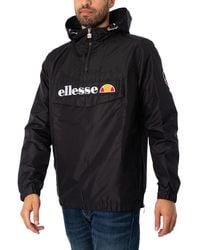 Ellesse Ion Overhead Jacket With Reflective Logo in Black for Men | Lyst
