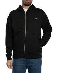 HUGO - Dapozip Zip Hoodie - Lyst