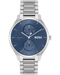 BOSS - Tyler Steel Watch - Lyst