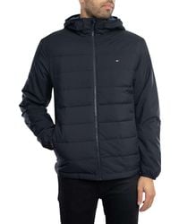 Tommy Hilfiger - Mix Quilted Hooded Jacket - Lyst
