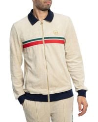 Sergio Tacchini - Spencer Velour Track Top Jacket - Lyst