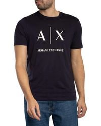 ARMANI EXCHANGE - Big Logo Slim T-Shirt - Lyst