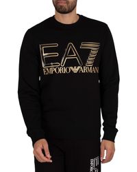 emporio armani ea7 tape 2 crew sweatshirt