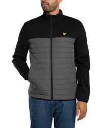 Lyle & Scott - Sports Fleece Hybrid Jacket - Lyst
