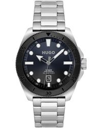 HUGO - Visit Steel Bracelet Watch - Lyst