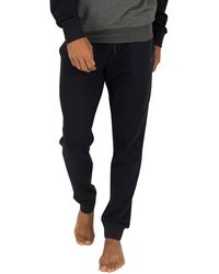 Emporio Armani Logo Lounge Sweatpants - Blue