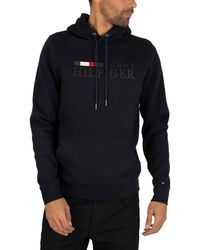 Tommy Hilfiger Basic Pullover Hoodie - Black