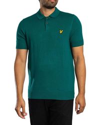 Lyle & Scott - Knitted Polo Shirt - Lyst