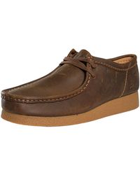 Clarks - Wallabee Evo Leather Shoes - Lyst