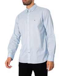 Tommy Hilfiger FLEX POPLIN SHIRT - Shirt - light blue 