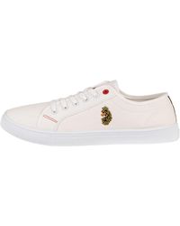 white luke trainers