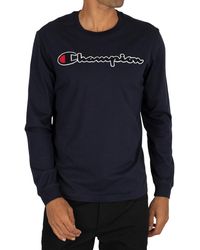 Champion Graphic Longsleeved T-shirt - Blue