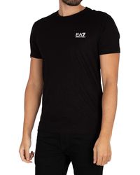 EA7 - Chest Logo T-shirt - Lyst