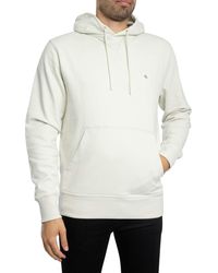 Calvin Klein - Woven Label Pullover Hoodie - Lyst