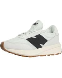 New Balance - 370 Suede Trainers - Lyst