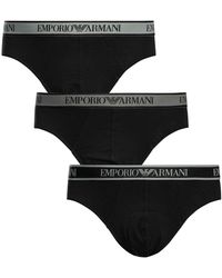 Emporio Armani - 3 Pack Briefs - Lyst