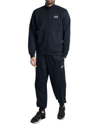 EA7 - Logo Zip Jacket Tracksuit - Lyst