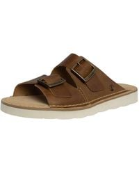 Clarks - Solsbury Strap Leather Sandals - Lyst