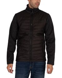 Regatta Arkley Full Zip Quilted Fleece Jacket - Black