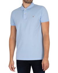 gant blue polo shirt