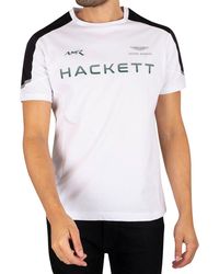 Hackett Amr Tour T-shirt - White