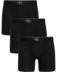 Calvin Klein - 3 Pack Graphic Monogram Boxer Briefs - Lyst
