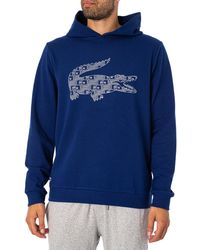 Lacoste - Lounge Logo Pullover Hoodie - Lyst