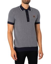 Trojan - Pattern Fine Gauge Polo Shirt - Lyst