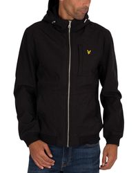 lyle and scott hooded softshell jacket