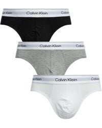 Calvin Klein - 3 Pack Icon Hip Briefs - Lyst